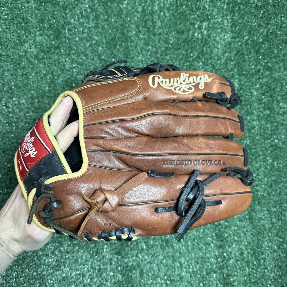Rawlings Sandlot S1275H 12.75" Glove Baseball Softball LHT Pro Gold Mike Trout - Picture 6 of 14